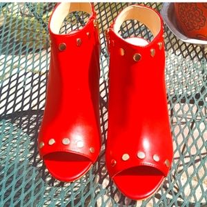 Red Vince Camuto shoes